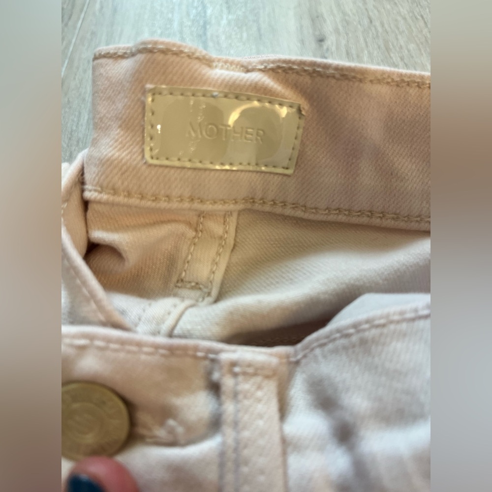 Mother jeans in light pink/white size 23 - Picture 5 of 6
